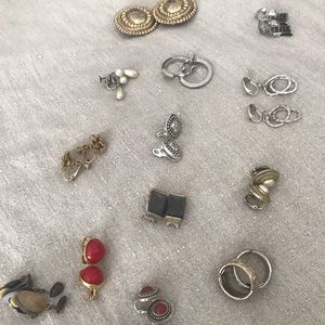 Clip-On Earrings 13 Pairs!